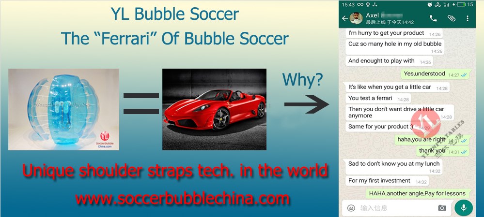 The Ferrari Of Bubble Soccer