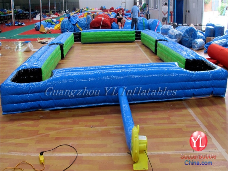 inflatable human bubble football pitch indoor soccer field for sale