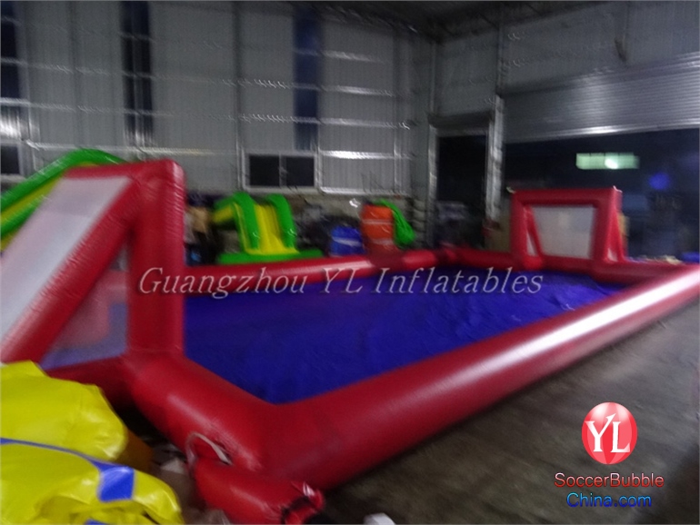 human foosball inflatable, new inflatable soccer field