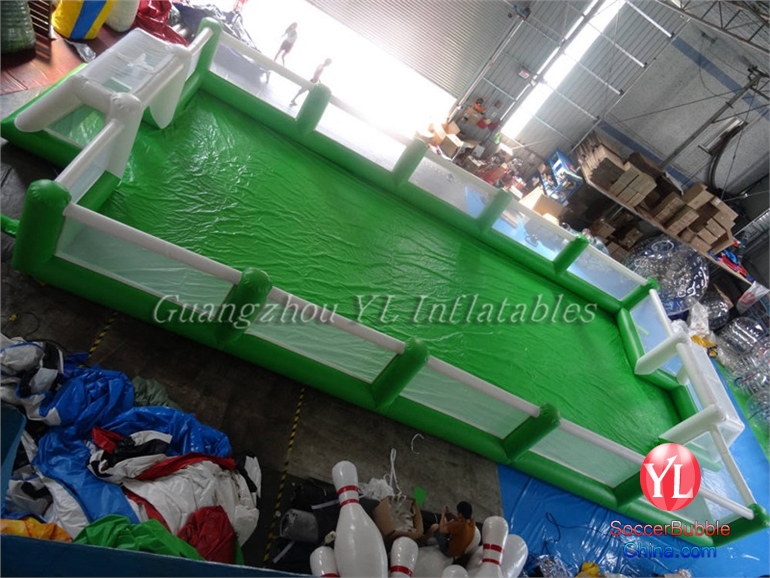 Inflatable Football Field Soccer Bubble Field  for Soccer Bumper Balls