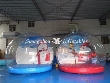 inflatable snow globes