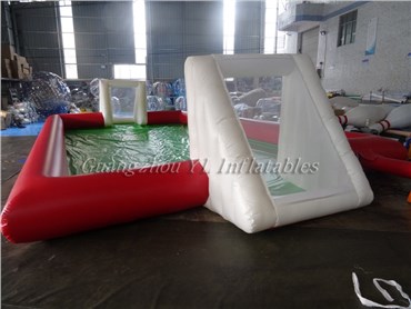 2016 inflatable human bubble football pitch indoor soccer field for sale