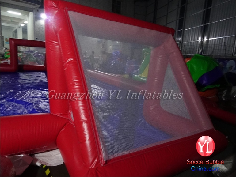 small cheap football game field outdoor inflatable soccer