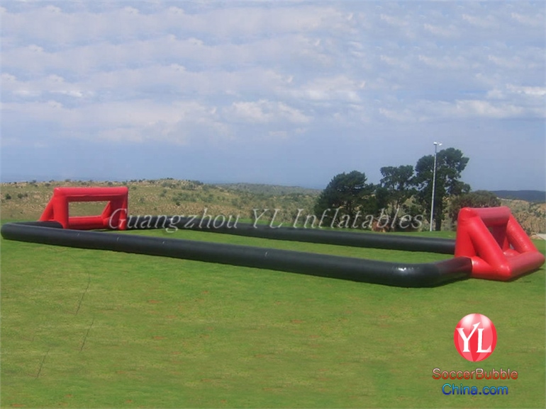 Big inflatable soap football field for sale