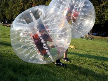 1.55m Transparent TPU Bubble ball suit