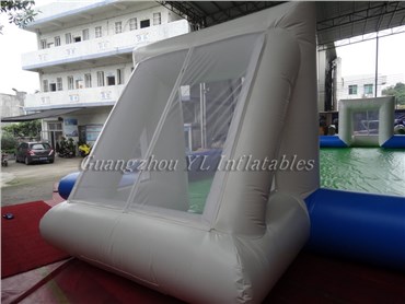 Funy bubble game inflatable soccer ball field