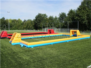 Custom soap soccer field, inflatable soccer field, soccer bubble field