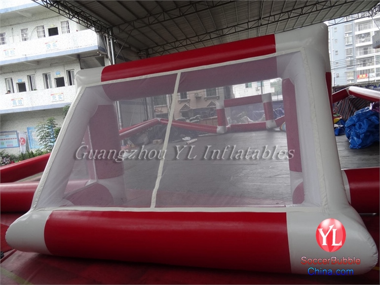 new design Customized giant inflatable football field playground outdoor bubble inflatable soccer field