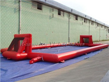Inflatable outdoor football field for promotion