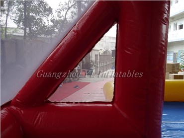 Standing top quality inflatable soap soccer bubble field