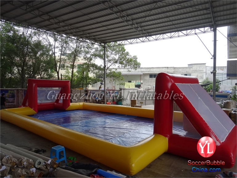 Commercial used inflatable soap bubble field