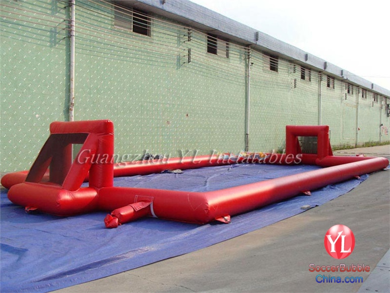 Inflatable outdoor football field for promotion